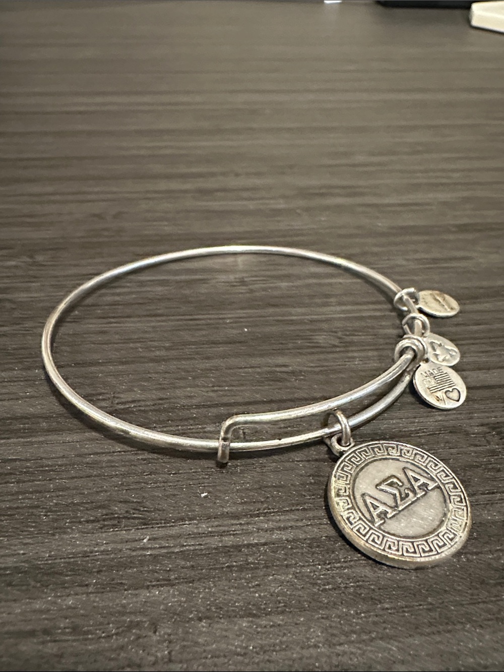 Alex and Ani Alpha Sigma Alpha Bracelet